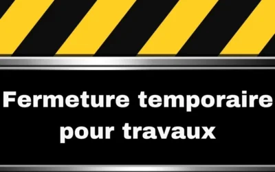 Fermeture Montaleau: Planning Du 13 octobre au 08 novembre 2026